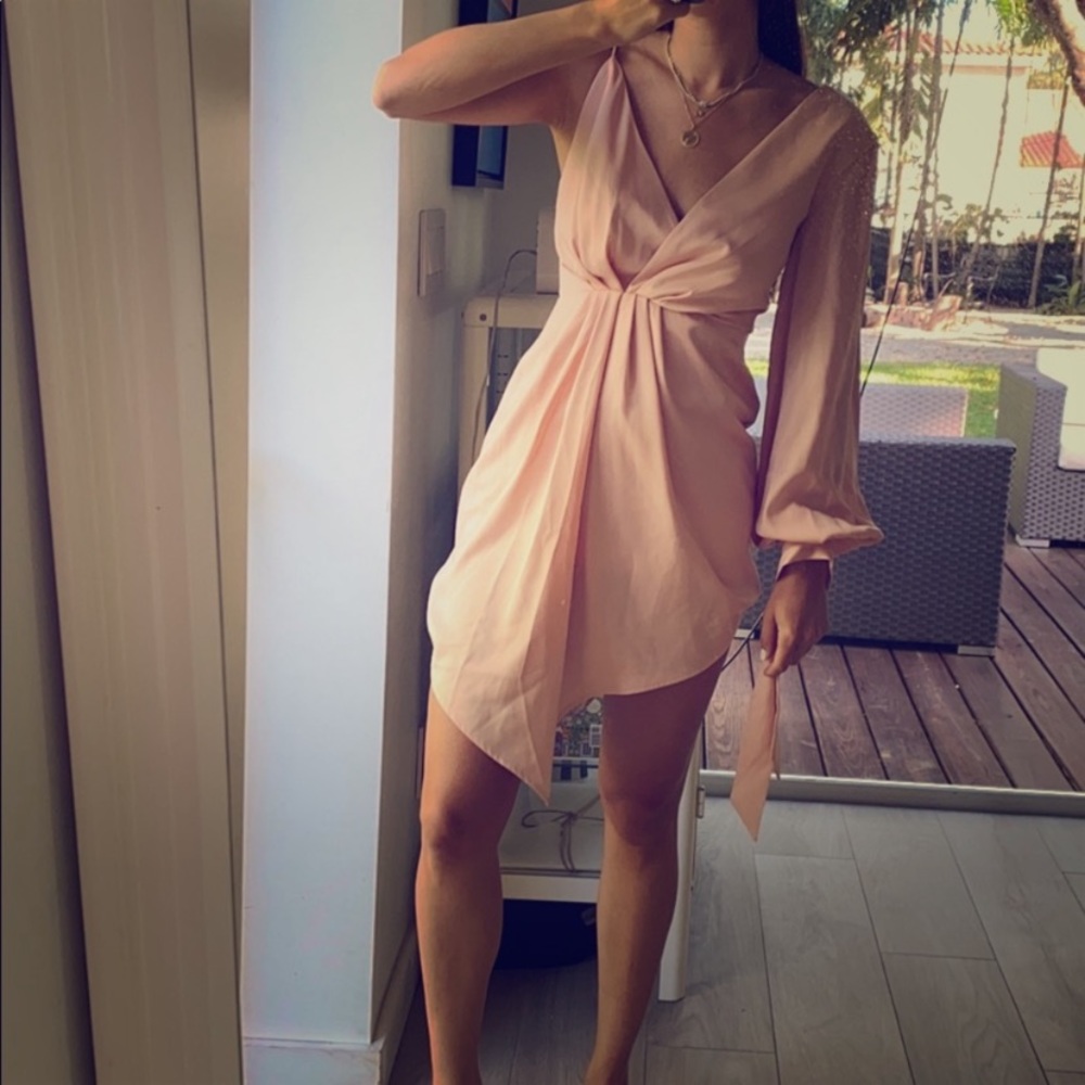 C/meo Collective light pink mini dress XS like new